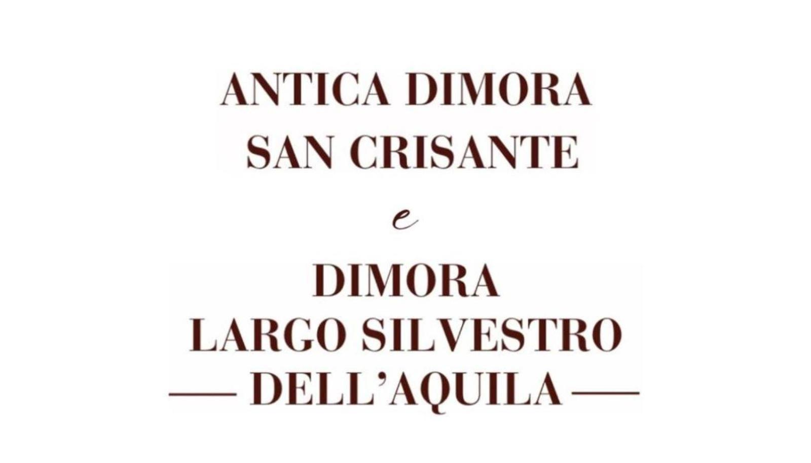 Antica Dimora San Crisante - Centro Storico Daire LʼAquila Dış mekan fotoğraf